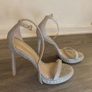 Stuart Weitzman  Nudistdisco Pearl Platform Sandal